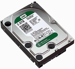 Western Digital Green 2tb 3.5インチSATA IIIハードドライブHDD (デスクト(中古品)