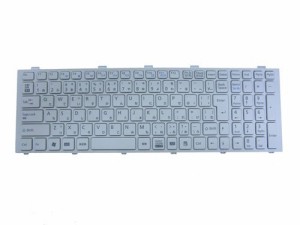 富士通 FMV-A40/DW用ノートパソコンキーボード(白)(中古品)