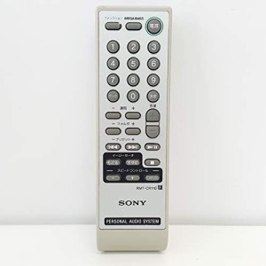  部品 SONY純正 リモコン RMT-CR110 対応機種：ZS-R110CP(中古品)