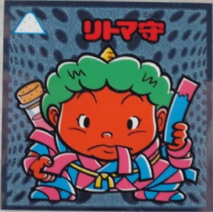 ビックリマン伝説7 悪魔VS天使シール 108-守 リトマ守(中古品)