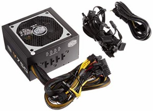 Cooler Master V750 Semi-Modular 140mmのコンパクトサイズ80PLUS GOLD電源(中古品)