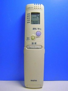 サンヨー エアコンリモコン RCS-ZP1(中古品)