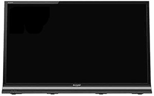 シャープ 40V型 液晶 テレビ AQUOS LC-40J10-B フルハイビジョン HDD(外付)(中古品)