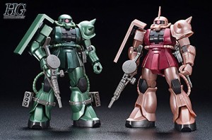 HGUC 1/144 シャア専用ザク＆量産型ザク THE ART OF GUNDAM OSAKA メタリッ(中古品)