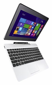 ASUS 2in1ノートブック T100TA / ホワイト  (WIN8.1 32bit / 10.1 inch Tou(中古品)