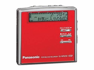 Panasonic パナソニック SJ-MR230-R レッド ポータブルMDレコーダー MDLP対(中古品)