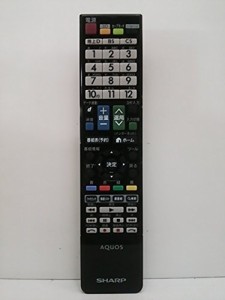 シャープ（SHARP)液晶テレビ 純正リモコン GB080WJSA(0106380437)(中古品)