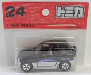 トミカ　24　トヨタ　RAV4　黒/銀ツートンカラー　1/57　ブリスター(中古品)