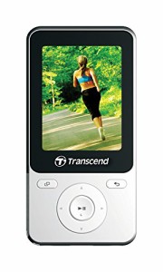 TRANSCEND MP3プレーヤー MP710 8GB ホワイト TS8GMP710W(中古品)