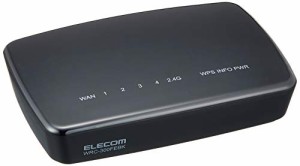 エレコム WiFi 無線LAN 中継器 11n/g/b 300Mbps ACアダプタ接続モデル WRC-(中古品)