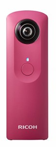 RICOH デジタルカメラ RICOH THETA m15 (ピンク) 全天球 360度カメラ 09107(中古品)