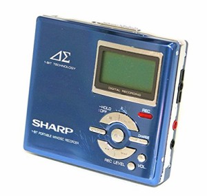 SHARP　シャープ　MD-DR7-A (ブルー)　MDレコーダー　MDLP対応　（MD録音再(中古品)