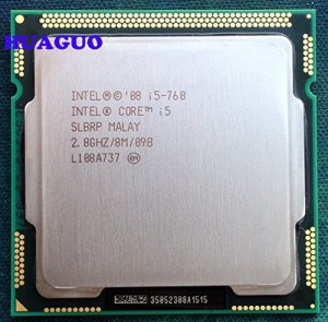 インテルCore i5???760?2.8?GHz 8?MBキャッシュ4コアソケットlga1156プロセ(中古品)