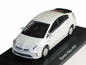 京商　1/64　ミニカーコレクション　トヨタ2 プリウス ＰＨＶ （ホワイト）(中古品)