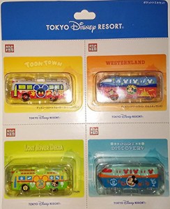 【ディズニーリゾート限定】ポケットトミカセット　４台(中古品)