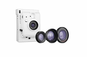 Lomo'Instant + 3種のアタッチメントレンズセット付き (White)(中古品)