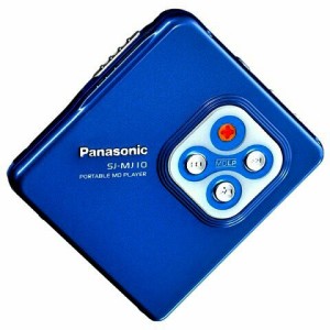 Panasonic パナソニック　SJ-MJ10-A ブルー　ポーダブルMDプレーヤー　MDLP(中古品)