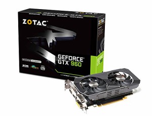 ZOTAC GeForce GTX 960 グラフィックスボード VD5645 ZTGTX96-2GD5R01(中古品)