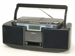 Victor ビクター JVC　RC-T1MD-B ブラック　CD-MDポータブルシステム　Clav(中古品)