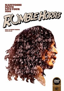 KAZUYOSHI SAITO LIVE TOUR 2014 “RUMBLE HORSESLive at ZEPP TOKYO 2014.(中古品)