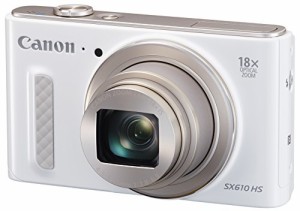 Canon デジタルカメラ PowerShot SX610 HS ホワイト 光学18倍ズーム PSSX61(中古品)