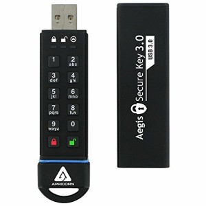 Apricorn Aegis Secure Key - USB 3.0 Flash Drive, ASK-256-30GB 暗号化US(中古品)