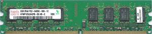 Hynix デスクトップ用メモリ PC2-6400 DDR2-800 2GB D2/800-2G互換対応(中古品)