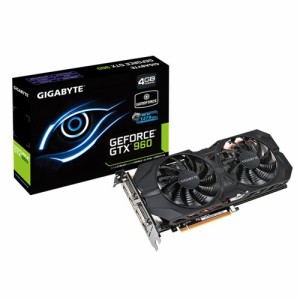 Gigabyte GV-N960WF2OC-4GD NVIDIA GeForce GTX 960 4GB(中古品)