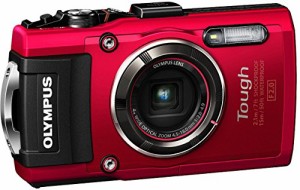 OLYMPUS デジタルカメラ STYLUS TG-4 Tough レッド 1600万画素CMOS F2.0 15(中古品)