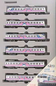 Nゲージ 165系 直流急行形電車（モントレー色）6両セット(中古品)