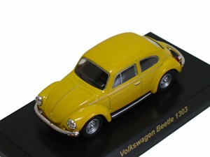 京商　1/64　フォルクスワーゲン　ミニカーコレクション　ビート　1303　黄(中古品)