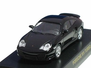 京商 1/64 ポルシェ ミニカーコレクション3 ポルシェ 996 ターボ 黒(中古品)