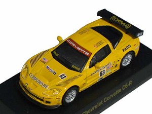 京商 1/64 USAスポーツカー ミニカーコレクション1 シボレー コルベット C6(中古品)