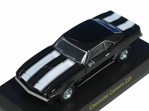 京商 1/64 USAスポーツカー ミニカーコレクション1 シボレー カマロ Z28 黒(中古品)