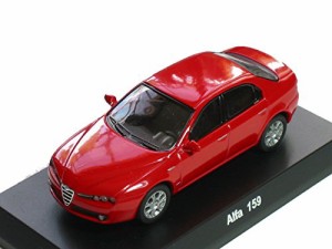 京商 1/64 アルファロメオ ミニカーコレクション1 159 赤(中古品)