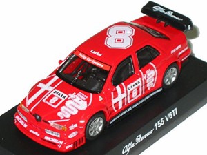 京商 1/64 アルファロメオ ミニカーコレクション1 155 V6 Ti No8(中古品)