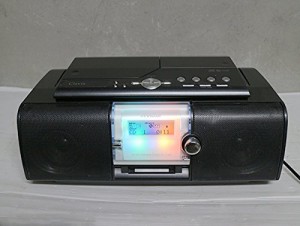 Victor ビクター JVC　RC-L1MD-B ブラック　Clavia クラビア　CD/MDポータ (中古品)