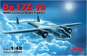 ICM 1/48 ドルニエ Do 17Z-10 夜間戦闘機 プラモデル(中古品)