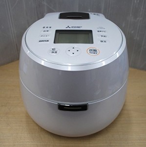 三菱電機 IHジャー炊飯器 本炭釜 KAMADO 5.5合炊き プレミアムホワイト NJ-(中古品)