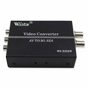 Wiistar AV CVBS から 3G-SDI オーディオ ビデオ コンバーター コンポジッ (中古品)