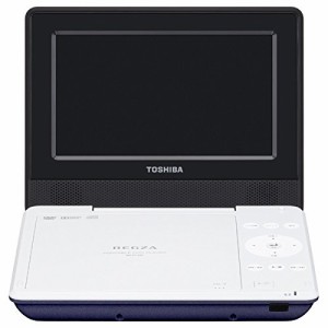 東芝 7型ポータブルDVDプレーヤーブルーCPRM対応TOSHIBA REGZA レグザポー (中古品)