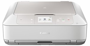 Canon インクジェットプリンター複合機 PIXUS MG7730 WH ホワイト(中古品)