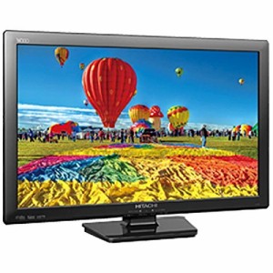 日立 24V型地上・BS・110度CSデジタル ハイビジョン LED液晶テレビ(ブラッ (中古品)