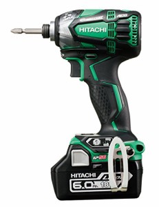 HiKOKI(旧日立工機) 18V コードレスインパクトドライバー 充電式 6.0Ahリチ(中古品)