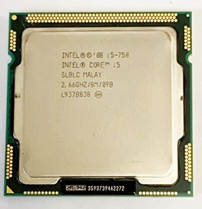 CPU Intel Core i5-750 2.6GHz [FCPU-127]（中古）LGA1156 (中古CPU) （PC (中古品)