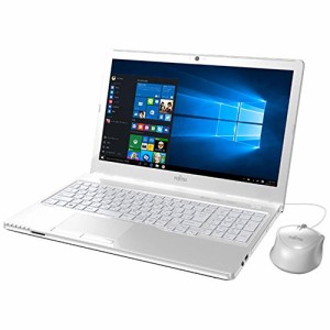 富士通 ノートパソコン LIFEBOOK アーバンホワイト FMVA45WW(中古品)