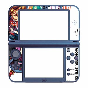 Newニンテンドー3DS LL専用液晶保護フィルム デコレーションシール付 カグ (中古品)