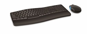 マイクロソフト キーボード マウスセット ワイヤレス/セキュリティ(AES暗号(中古品)