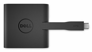 Dell ノートPC用端子拡張アダプタ USB3.0 (TypeC)接続 (HDMI/VGA/LAN/USB3.(中古品)