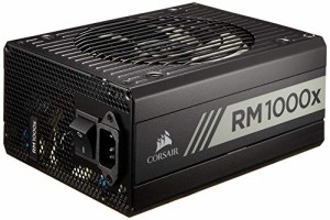 Corsair RM1000x 80PLUS GOLD認証取得 1000W静音電源ユニット PS596 CP-902(中古品)